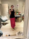 Wrap Around Pleated Skirt