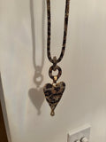 Leopard Heart Necklace