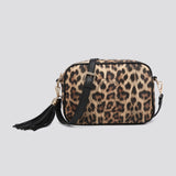 Animal Print Logo Camera Bag