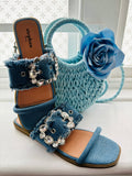 Denim Sandals