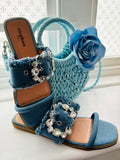 Denim Sandals