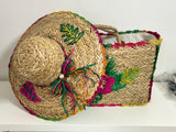 Tropical Straw Bag