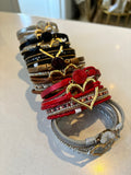 Heart Wrap Bracelet